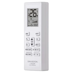 SMASOON K-8008E Καθολικό Τηλεχειριστήριο Κλιματιστικού Λευκό