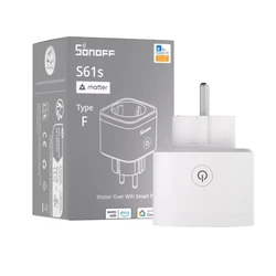 Sonoff Smart Μονόπριζο με Διακόπτη και Τηλεχειριστήριο (S61STPF)