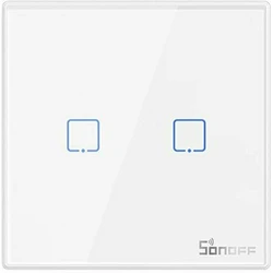 SONOFF Wireless Wall Switch 2-Button 433MHz White RF-T2EU2C