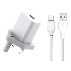 XO Φορτιστής με Καλώδιο Micro L99 UK 2.4A