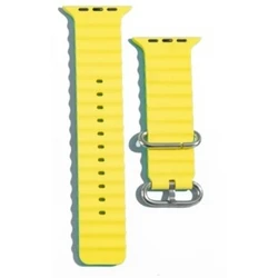 XO Watch Strap Silicone Universal Yellow 42 44 45 49mm