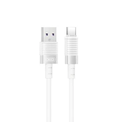 USB Cable XO Fast Charging Silicone 6A Type C White