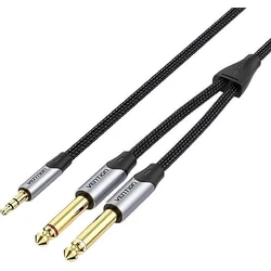 Vention Καλώδιο Ήχου TRS 3.5mm Αρσενικό σε 2x 6.5mm Αρσενικό 3m BARHI