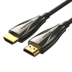 HDMI Cable VENTION Optical HDMI Male to Male 100m Black Zinc Alloy Type ALABAD