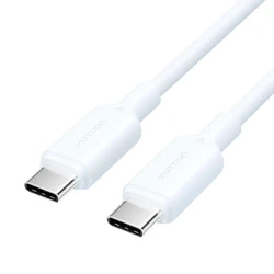 USB Cable Vention USB 2.0 Type C Male to Type C Male 3A Cable 1M Blue PVC Type TRCSF
