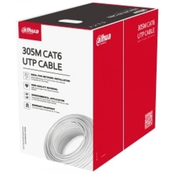 Καλώδιο CAT6 UTP 305m CCA Λευκό - Dahua (PFM922I-6UN-C-WHITE)