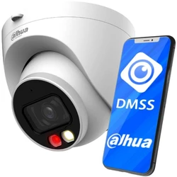 Dahua IPC-HDW1439V-A-IL-0280B 4MP Wi‑Fi/IP Dome Security Camera, IP67, PoE, 3.6mm, Built-in Microphone