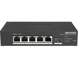 Hikvision DS-3T1306P-SI/HS Unmanaged L2 PoE+ Switch με 4 Gigabit Θύρες Ethernet (PoE+)