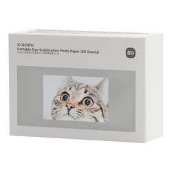 XIAOMI Mi Portable Photo Printer Paper Dye-Sublimation / Inkjet - 20 Sheets (BHR082NGL)