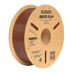 Elegoo Rapid PLA+ 3D Printer Filament 1.75mm Brown 1kg