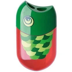 Ξύστρα διπλή FABER-CASTELL 'Ψάρι' με γόμα