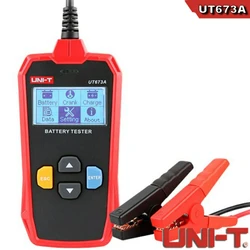 Uni-T UT673A Αναλογικός Ελεγκτής Μπαταρίας με Κροκοδειλάκια 12/24V