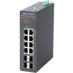 Hikvision DS-3T1512HP-SI-8P4F/NPU Διαχειριζόμενος PoE++ Switch με 8 θύρες Ethernet και 4 SFP