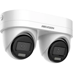 Hikvision DS-2CD2343G2D-LIZ2UY/SL (2.8/4mm) IP Διπλή Dome Κάμερα Αδιάβροχη με Αμφίδρομη Επικοινωνία, PoE
