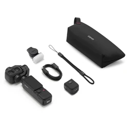 DJI Osmo Pocket 4P Standard Combo 103GB (Black) — 4K Ultra HD Action Camera with 2" Touchscreen and Wi‑Fi