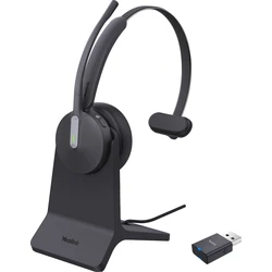 Yealink DECT Headset WH64 Hybrid Mono με Βάση Φόρτισης (Teams)