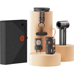 Havit Travel Set - Travel Charger, Power Bank, USB-C Cable and Hand Fan - Black