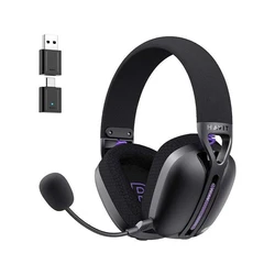 Havit Fuxi-H3 Plus Ασύρματο Over Ear Gaming Headset με 3.5mm / Bluetooth / USB (Μαύρο)