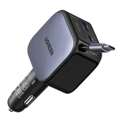 UGREEN Car Charger EC603 90W Fast Charging with 1xUSB and 1xType C