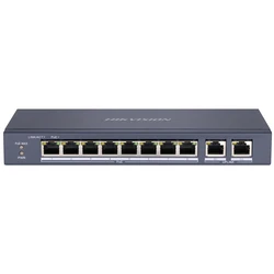 Hikvision DS-3E0310P-E/M Unmanaged L2 PoE+ Switch με 10 Θύρες Ethernet