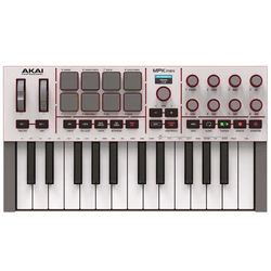 Akai MPK Mini MIDI Keyboard 25 Keys - White (MPKMINI4W)