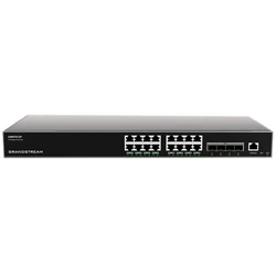 Grandstream GWN7812P 16-θυρών PoE Layer 3 Managed Switch (16x 1GbE + 4x SFP, 1U Rackmount)