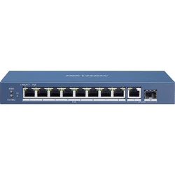 Hikvision DS-3E0510P-E Unmanaged L2 PoE+ Switch with 8 x Gigabit Ethernet Ports and 1 x SFP