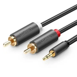 Ugreen Audio Cable 3.5mm Male to 3.5mm Male Black 1m 10772