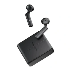 Timekettle W4 Plus In-ear Bluetooth Handsfree Ακουστικά με Θήκη Φόρτισης Μαύρα