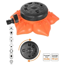Garden and outdoor watering equipment Shind Adjustable Pulse Sprinkler 8 Positions 180 m²