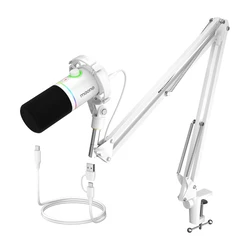 Maono PD200XS Δυναμικό Μικρόφωνο Shock Mounted για Studio - Λευκό