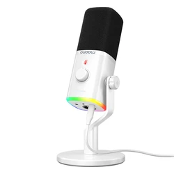 Maono PD100X Δυναμικό Μικρόφωνο XLR/USB Επιτραπέζιο - Λευκό