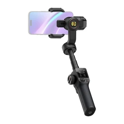 AOCHUAN S3 3-αξόνιος gimbal κινητού με LED φωτισμό και 10 ώρες μπαταρίας - Μαύρο