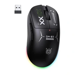 Onikuma DM03 Ασύρματο Gaming Ποντίκι Μαύρο
