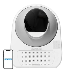 Catlink Scooper Pro Ultra Αυτοκαθαριζόμενη Τουαλέτα Γάτας Λευκή 58.6 x 60 x 71 cm