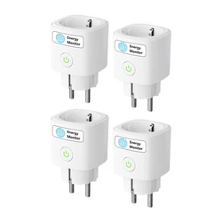 Meross Μονόπριζο Smart Plug MSS315CFH-EU 4τμχ