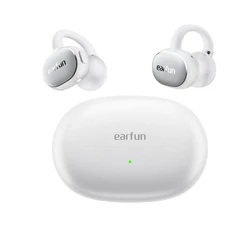 Earfun Clip 2 Open Ear Bluetooth Handsfree Ακουστικά με Αντοχή στον Ιδρώτα και Θήκη Φόρτισης Λευκά