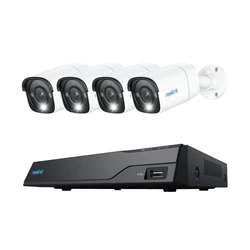Reolink NVS8-12MB4 Σύστημα Βιντεοεπιτήρησης – 1x NVR (μοντέλο NVS8), 4x 12MP κάμερες επιτήρησης, 2TB HDD