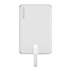 Flextail Zero Power Metal MagSafe 5000mAh με Θύρα USB-C Ασημί