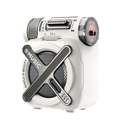 XO Bluetooth Speaker F72 Mecha White Color
