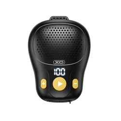 XO Ηχείο Bluetooth Clip-On Wearable Αδιάβροχο Μαύρο