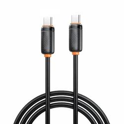 XO Καλώδιο USB High-Speed Type C αρσενικό σε Type C αρσενικό 60W 1 μέτρο μαύρο NB Q302B