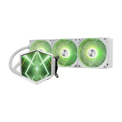 TRYX K TRYX STAGE ARGB 360 AIO Υδρόψυξη CPU, Dual-IPS Οθόνη, 360mm, Λευκό