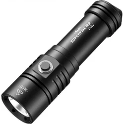 Superfire Επαναφορτιζόμενος Φακός LED DL02 IPX8 P50 2000 lm, 26650 5000mAh