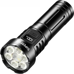 Superfire Επαναφορτιζόμενος Φακός LED IP44 L24