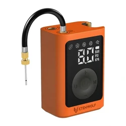 Etenwolf P300 Plus Ηλεκτρική Τρόμπα για Φουσκωτά με Μανόμετρο - Πορτοκαλί