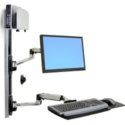Ergotron LX Βραχίονας Τοίχου για Οθόνη έως 61 cm (24") - Φορτίο 9,1 kg