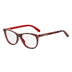 Love Moschino MOL524 0PA Red Acetate Unisex Eyeglass Frame — Size 53/16/145