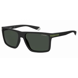 Polaroid Men's Sunglasses PLD2098/S 7ZJ/M9 – Black Polycarbonate Frame with Green Polarized Lens (56/17/140)