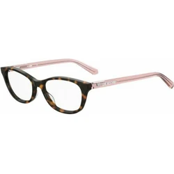 Love Moschino Kids Acetate Eyeglass Frame Brown Tortoise MOL544/TN-086